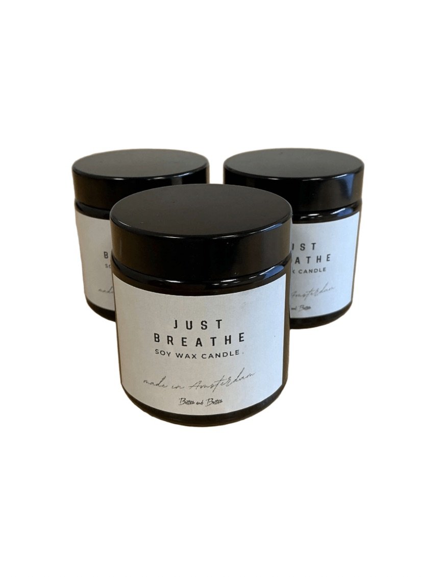 just breathe soja wax kaars